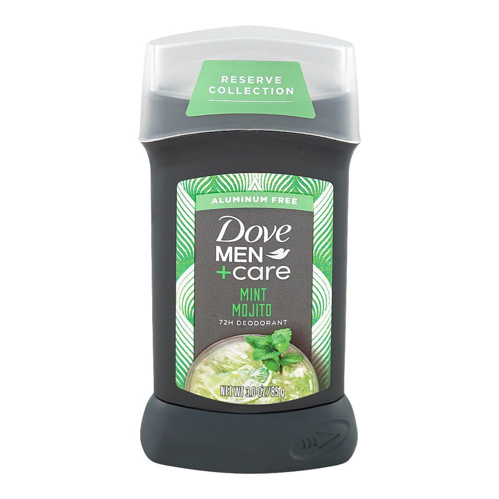 Dove Men+ Care Mint Mojito 72H Deodorant Stick, Aluminum Free, 85g