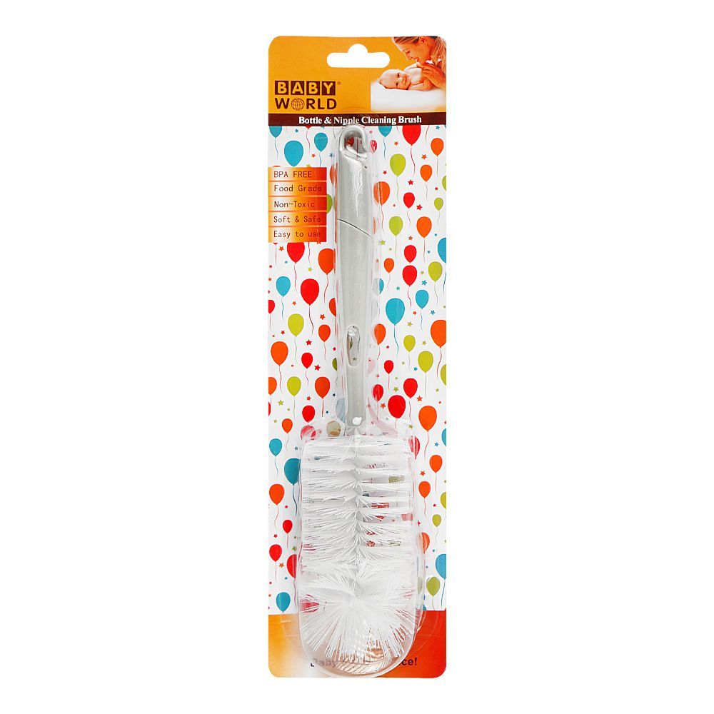 Mao Baby Bottle & Nipple Cleaning Brush – BPA-Free Soft Bristle Brush main image 1