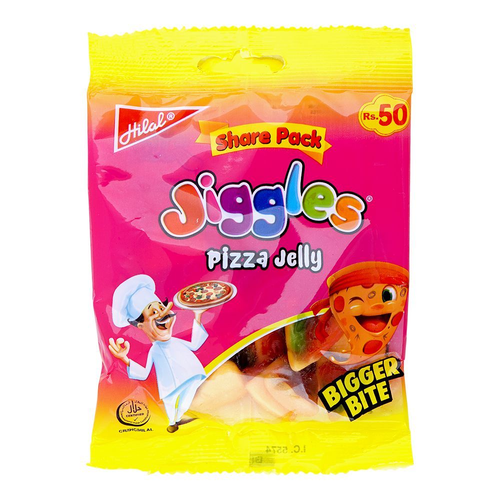 Hilal Jiggles Pizza Jelly, Share Pack