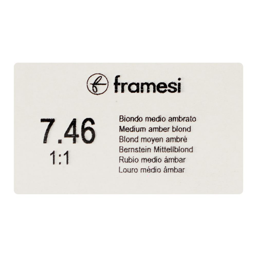 Buy Framesi Framcolor Glamour Hair Coloring Cream, 7.46 Medium Amber Blond  Online at Best Price in Pakistan - Naheed.pk