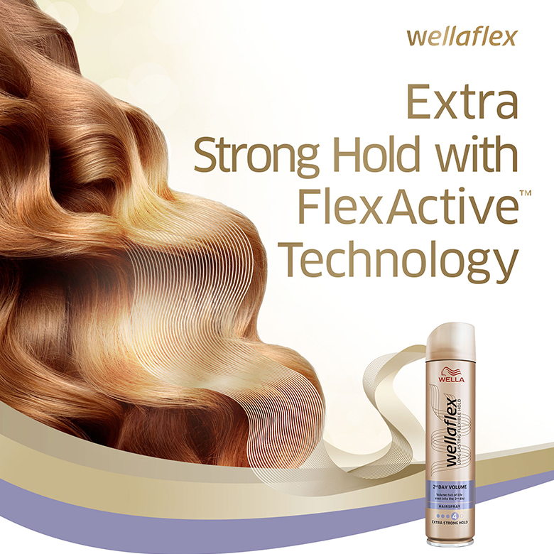 Wella Wellaflex 2nd Day Volume 4 Hair Spray, Extra