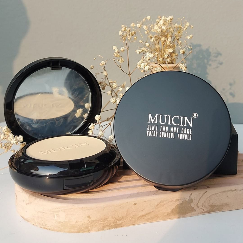 Muicin 3-In-1 Two Way Cake Color Control Compact F