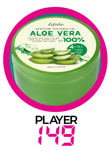 Esfolio 100% Aloe Vera Moisture Soothing Gel, 300m