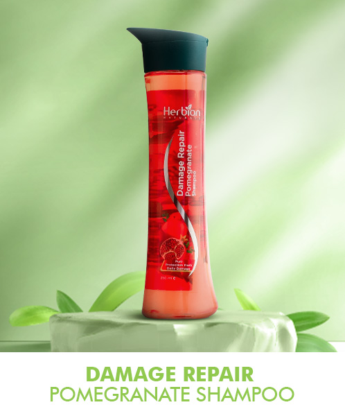 Herbion Naturals Damage Repair Pomegranate Shampoo