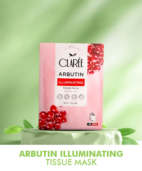 Herbion Naturals Claree Arbutin Illuminating Tissu