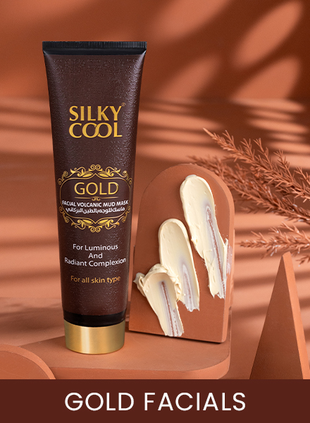 Silky Cool Gold Facial Volcanic Mud Mask, For All 