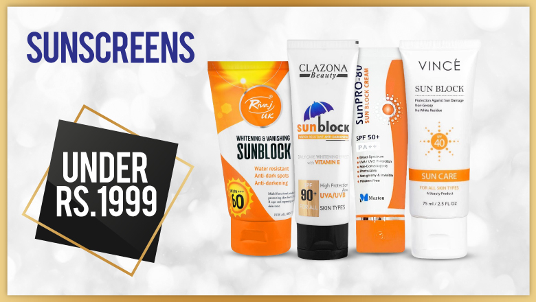 Sunscreens Under 1999/-