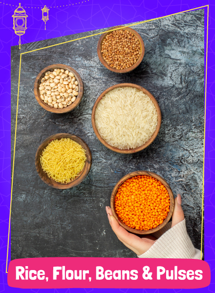 Rice, Flour, Beans & Pulses