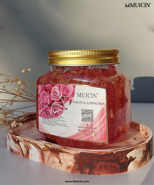 Muicin Rose Petal Day & Night Sleeping Mask, For A